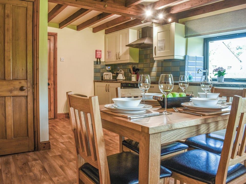 Spacious kitchen with convenient dining area | Ladycroft Cottage, Hebden, near Skipton