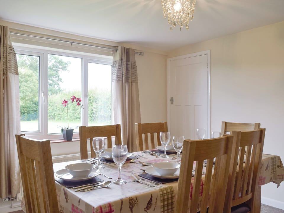 Airy dining room | Rose Farm Cottage, Frostenden, near Beccles