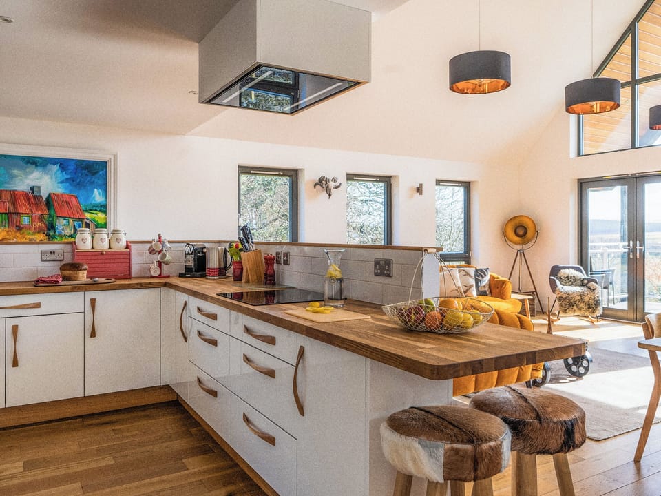 Open plan living space | Strathspey Lodge, Duthil, Carrbridge, near Aviemore