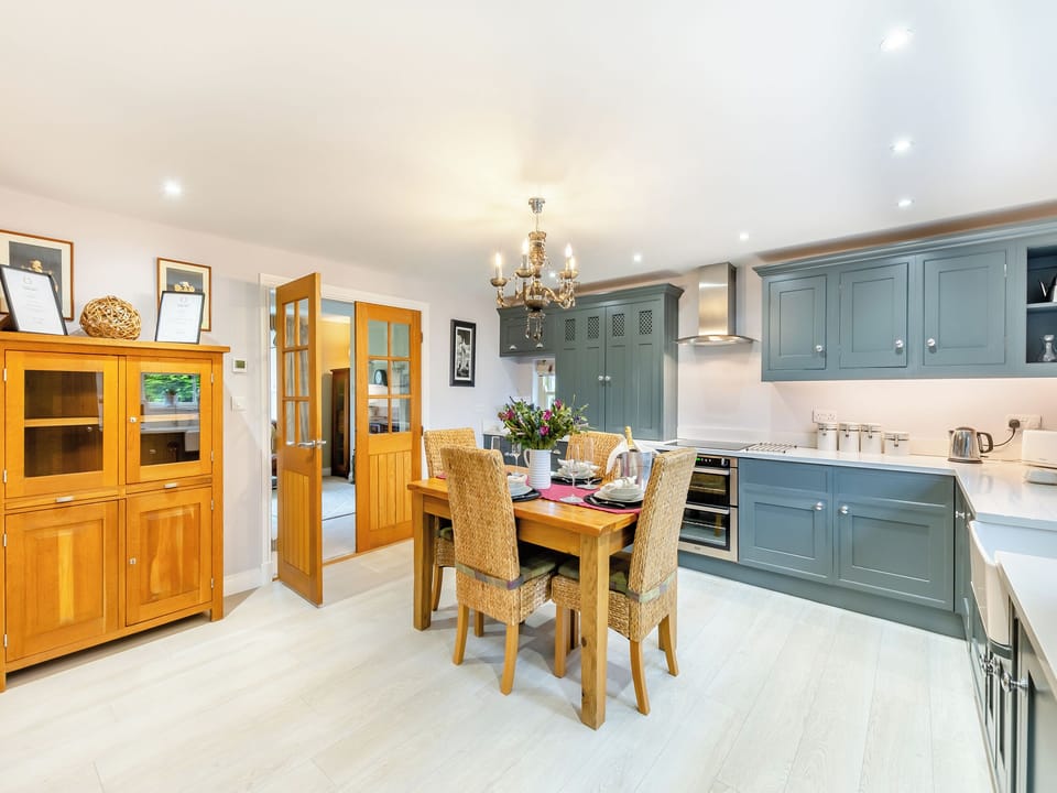 Bespoke hand built kitchen and dining area | Meresyke Farm - Adair Cottage - Mere Syke Farm, Wigglesworth, near Settle