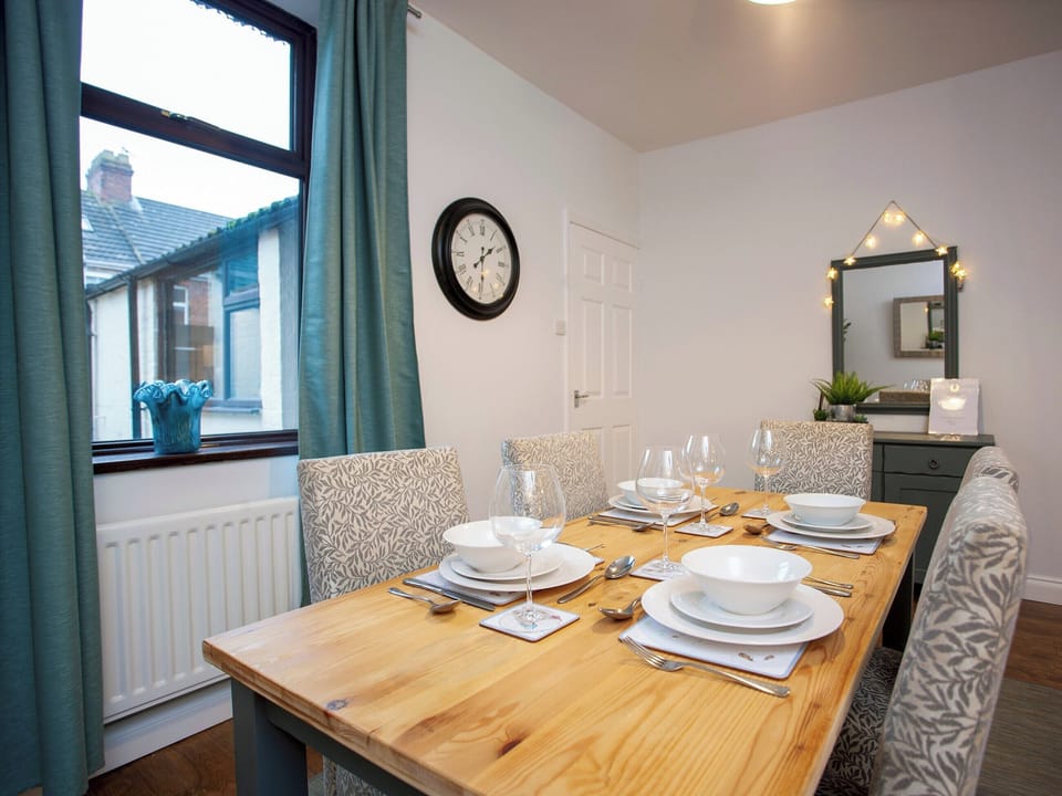 Light and airy dining area | Freville Cottage, Shildon, near Bishop Auckland