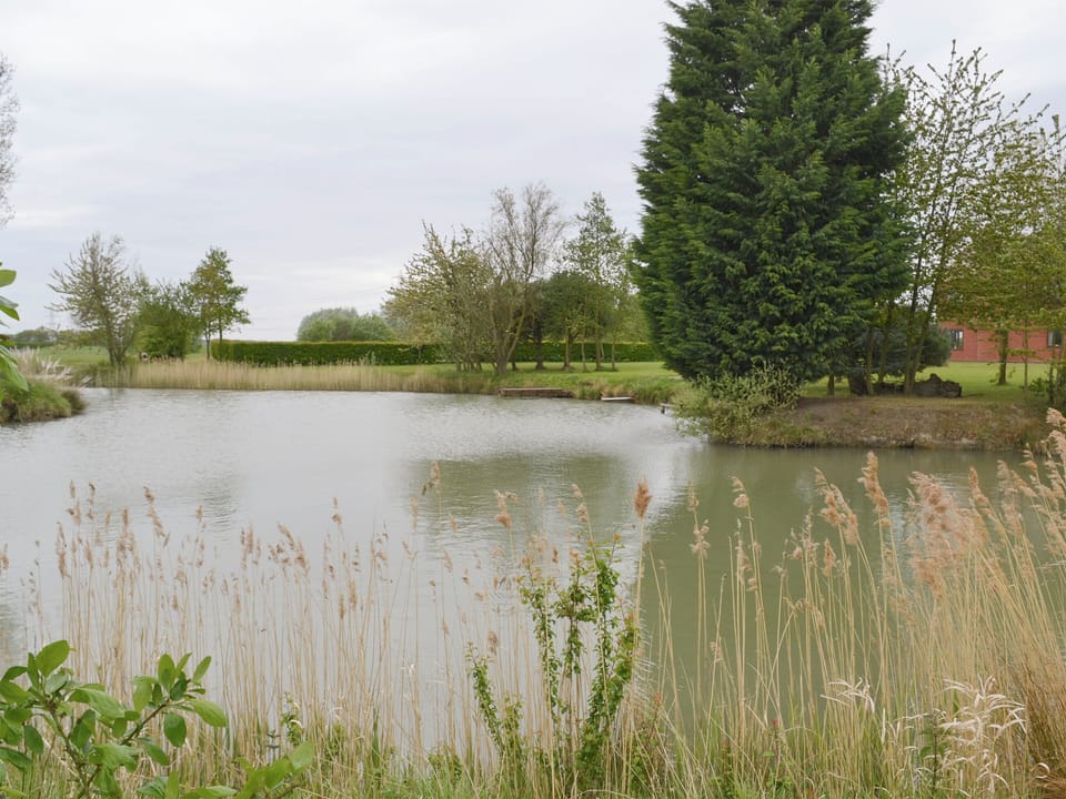 Tranquil fishing lake | Wallrudding Farm Cottage, Doddington, near Lincol
