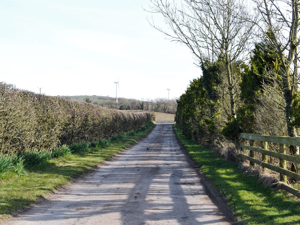 Road to the property | Greengill Farm Holiday Cottage - Greengill, Greengill, near Cockermouth