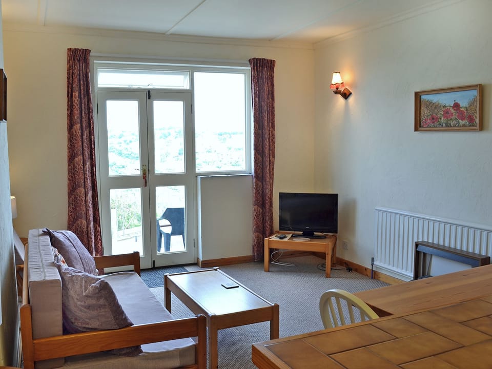 Welcoming living area | Sowenna - Polhaun Holiday Apartments, Mevagissey, near St Austell