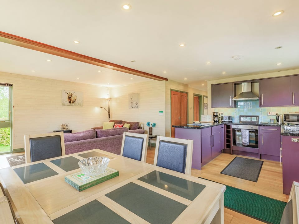 Dining Area | Foxglove Lodge - Higher Shorston Lakes and Lodges, Holsworthy, near Bude