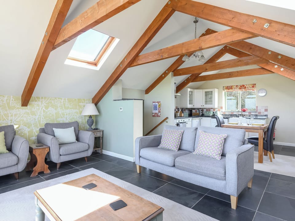 Spacious, comfortable living area | The Roost - Sandy Barn Cottages, St Breward, Bodmin Moor