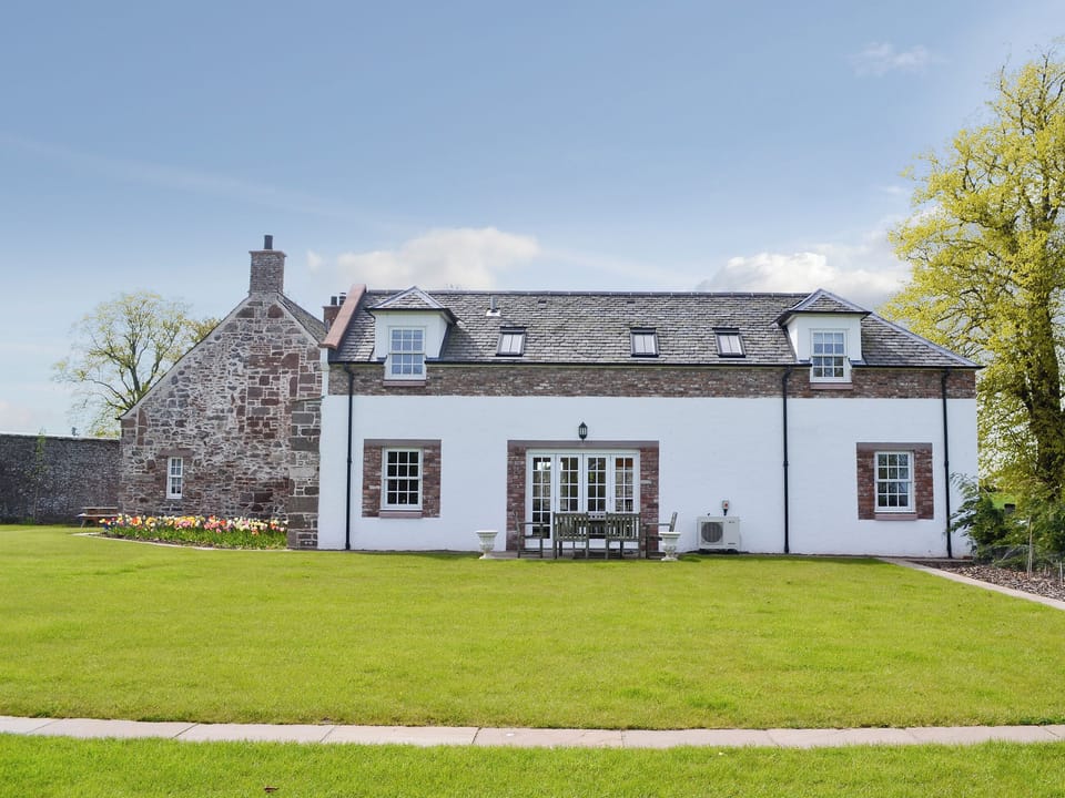 Large lawned area outisde | The Old Gasworks Building - Old Montrose, Montrose