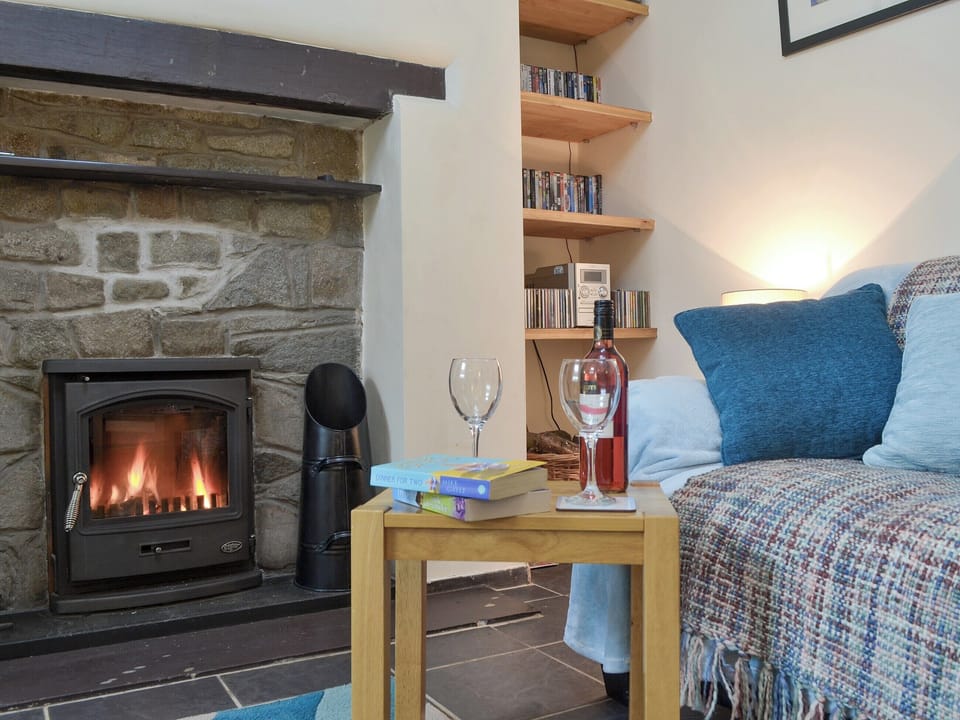 Welcoming living room with wood burner | Isallt, Nantlle, near Beddgelert