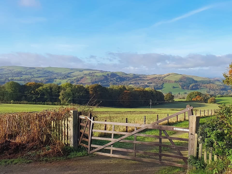 View | Green Lane Cottage, Aberhafesp, near Newtown