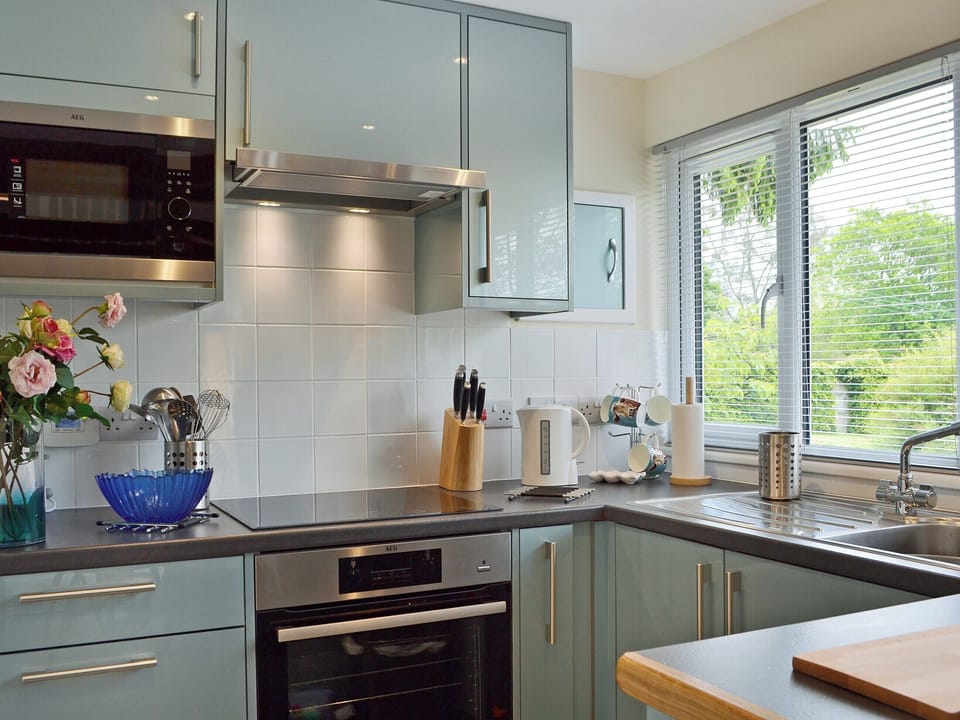 Contemporary style kitchen area | Cornbrash Farm Cottage, Earlsdown, near Heathfield