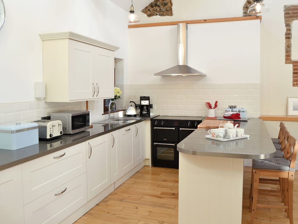 Excellent, well equipped kitchen area | The Cattle Sheds, Knapton, near North Walsham