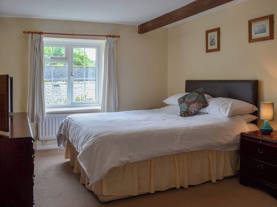 Charming double bedroom | Granary - Trimstone Manor Cottages, Trimstone, near Woolacombe