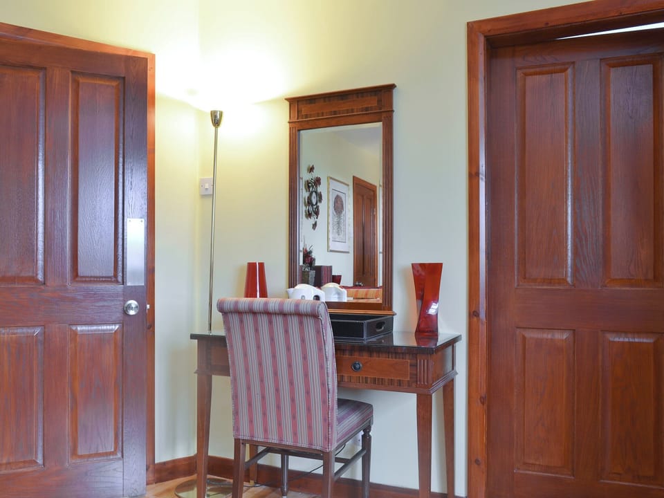 Dressing area of double room | Hillcrest House, Brown Edge, near Leek