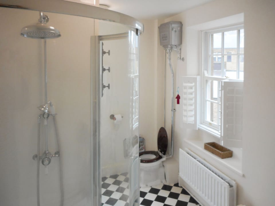 Family bathroom with bath and separate shower cubicle | Birkenhead Cottage, Hebden Bridge Birkenhead Cottage