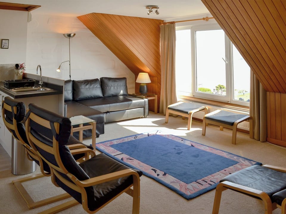 Spacious, light and airy living area | Towan View Loft, Newquay