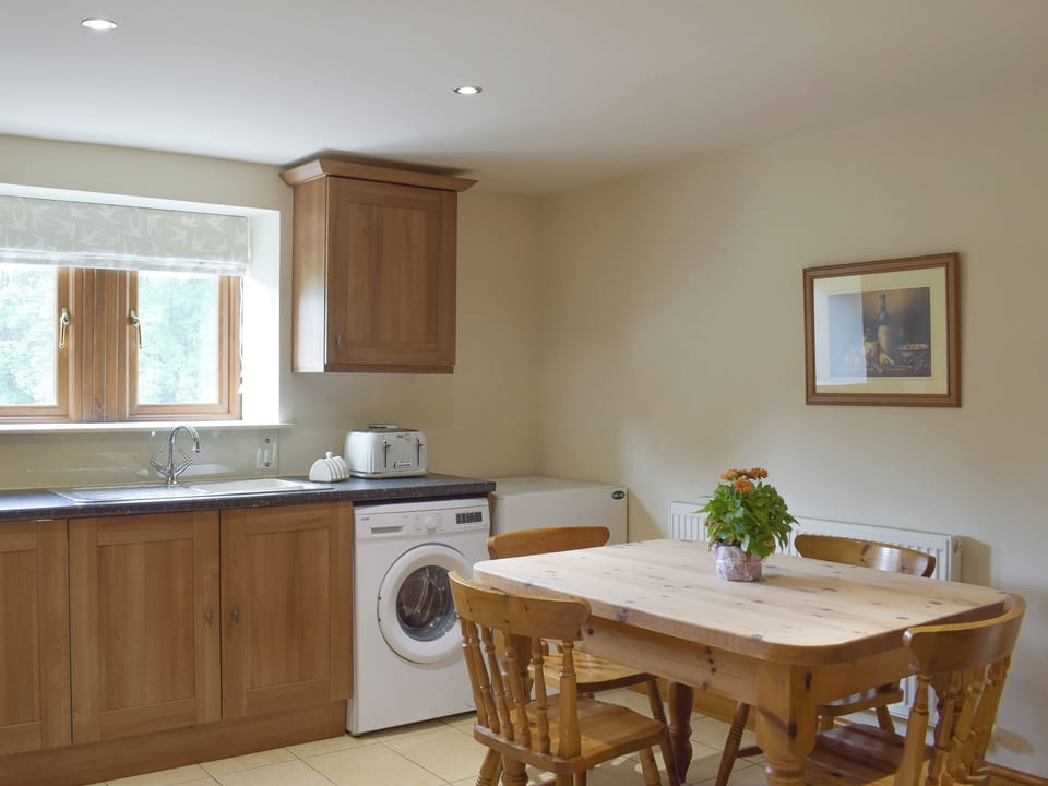 Informal dining area within kitchen | The Old Dairy - Corgill Farm Cottages, Bolton-by-Bowland