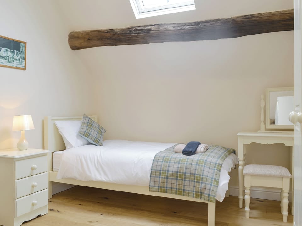 Comfortable single bed within the family bedroom | No. 2 Ash Cottage - Six Ash Cottages, Six Ashes, near Bridgnorth