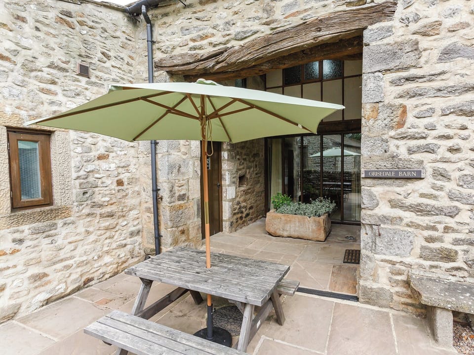 Sitting out area | Grisedale Barn, Threshfield, near Grassington