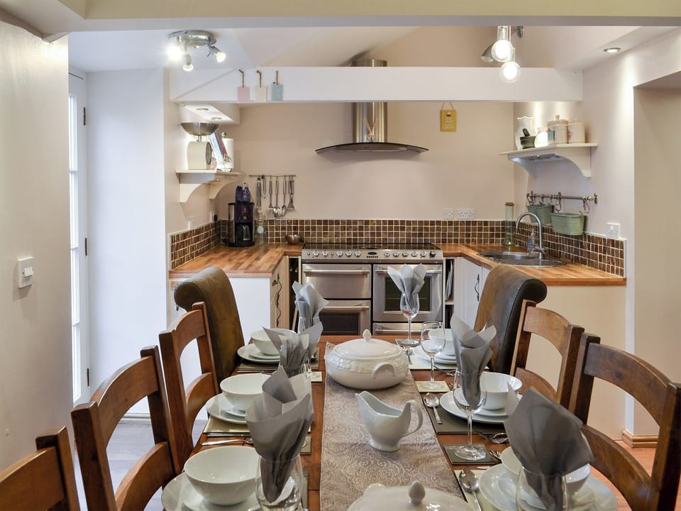 Dining area and kitchen | The Dun Cow, Bishop Middleham, near Durham