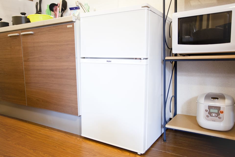 NAGOMI HOUSE | Private kitchenette | Fridge, microwave, stovetop, electric kettle