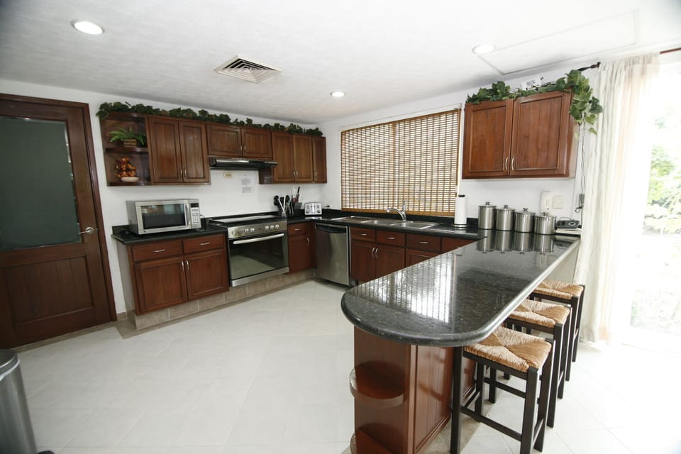Well appointed kitchen.
