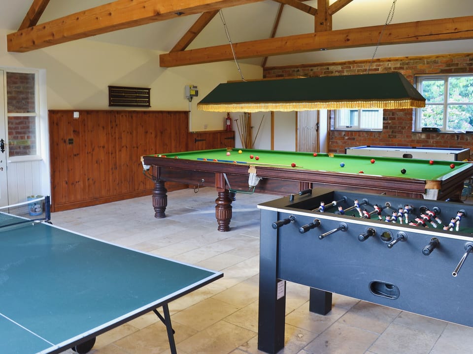 Games room | Bridge Farm Holiday Cottages - The Byre, Brigham