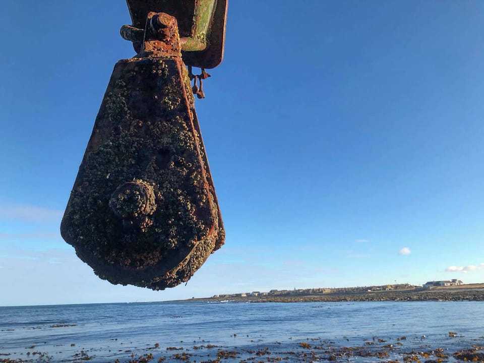 View from the wreck of the fishing boat Sovereign | Cotton Shore, Inverallochy, near Fraserburgh