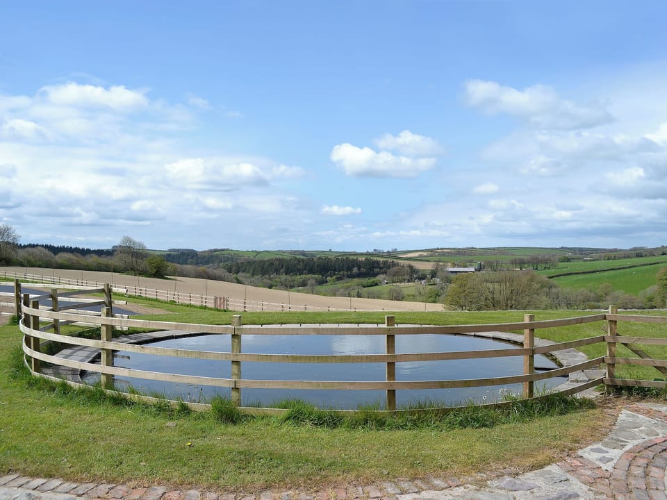 View | Bridge House, The Farm House - Lower North Radworthy Cottages, Heasley Mill, near South Molton