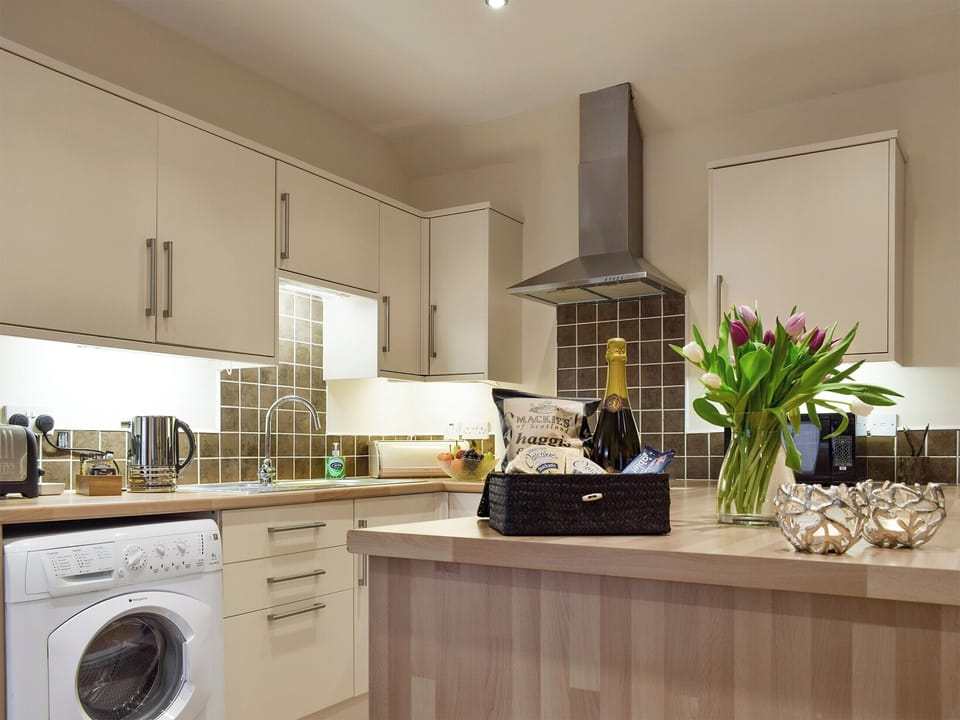 Well-equipped kitchen area | Nether Cottage - Nether Kinneddar Lodge Cottages, Saline, near Dunfermline