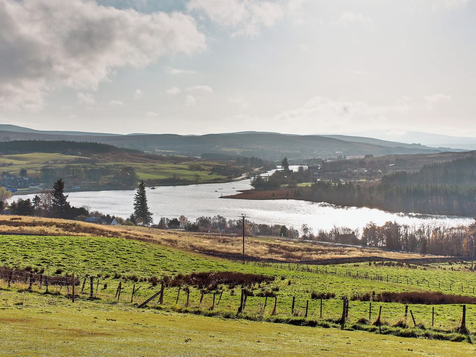 Panoramic views over the village of Lairg and Loch Shin | Lairg Estate - Phil&rsquo;s House - Lairg Estate , Lairg