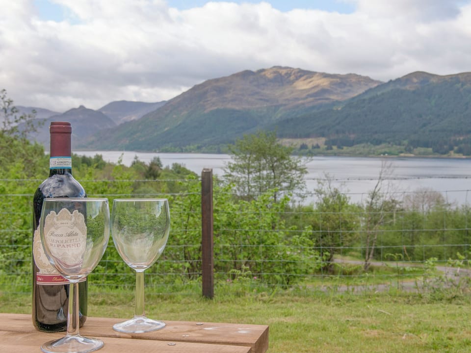 Lovely view from the sitting out area of the garden | Rosdail, Inverinate, near Kyle
