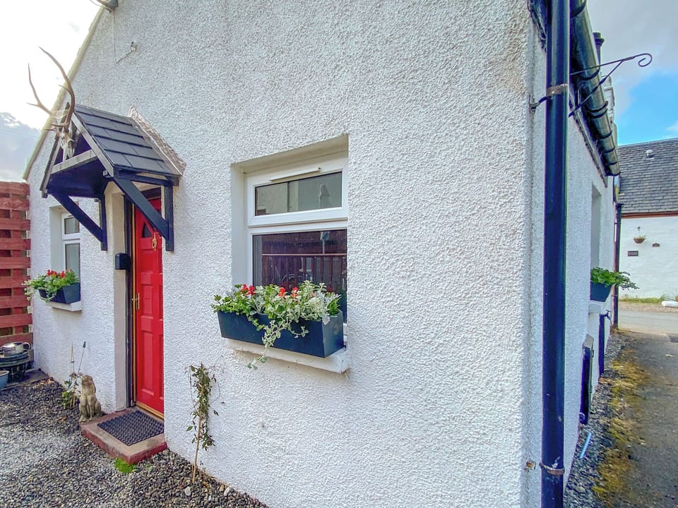 Parking at side of cottage ( off road) | Riverside Cottage, Drumnadrochit, near Loch Ness