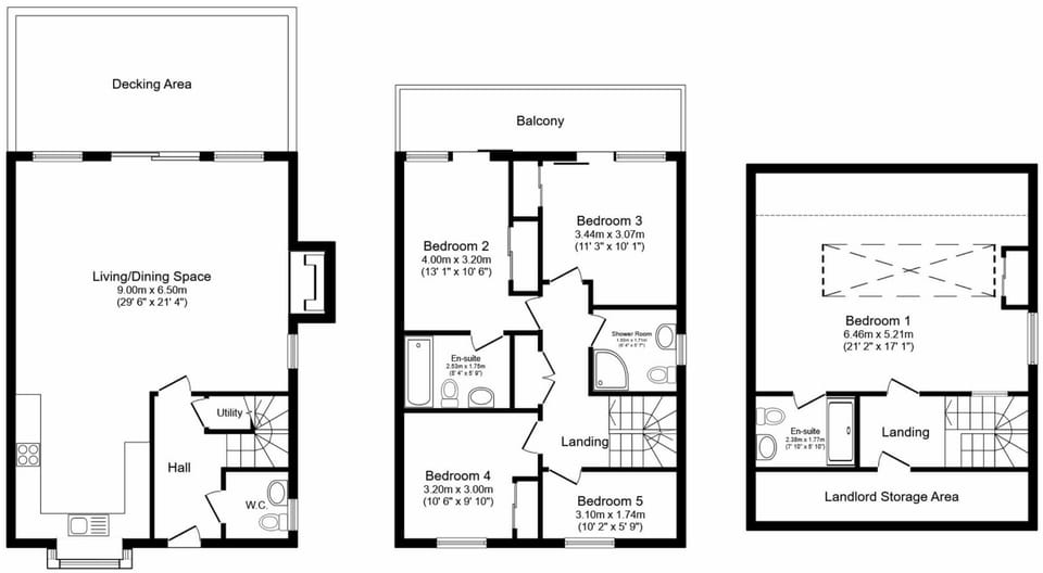 Floor plan with room dimensions | Lower Mill Estate, Cirencester