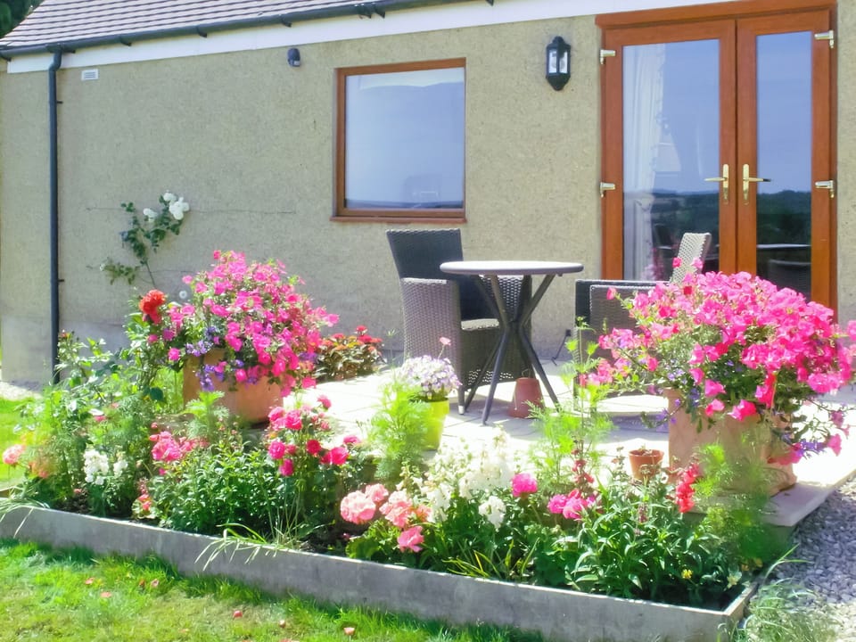 Sitting-out-area | Silver Birch Lodge, Horsley, near Stroud