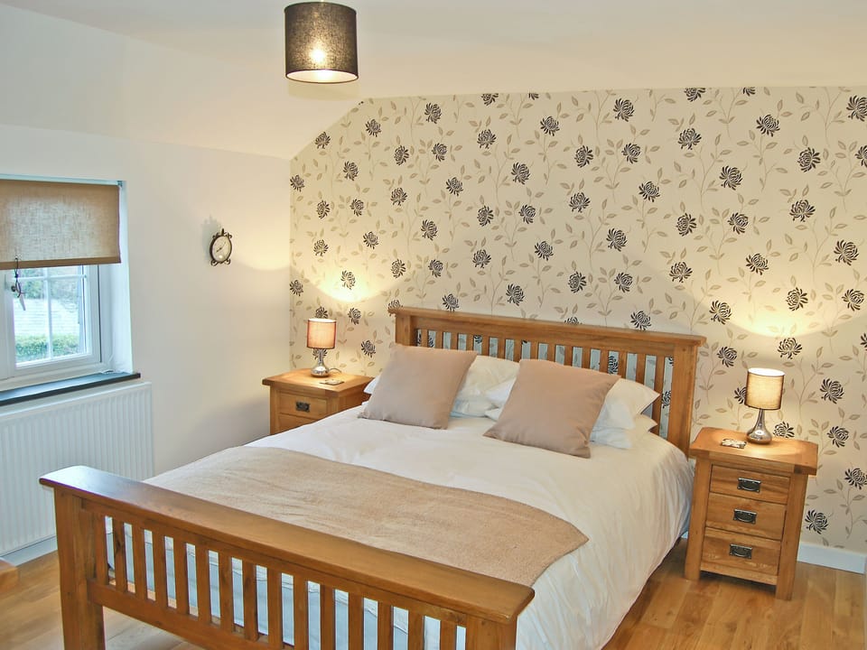 Double bedroom | Home Park Cottages - Number One, Helstone, Camelford