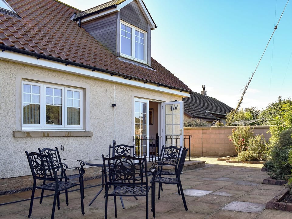 Enclosed rear patio | Island View, Crail, near Anstruther