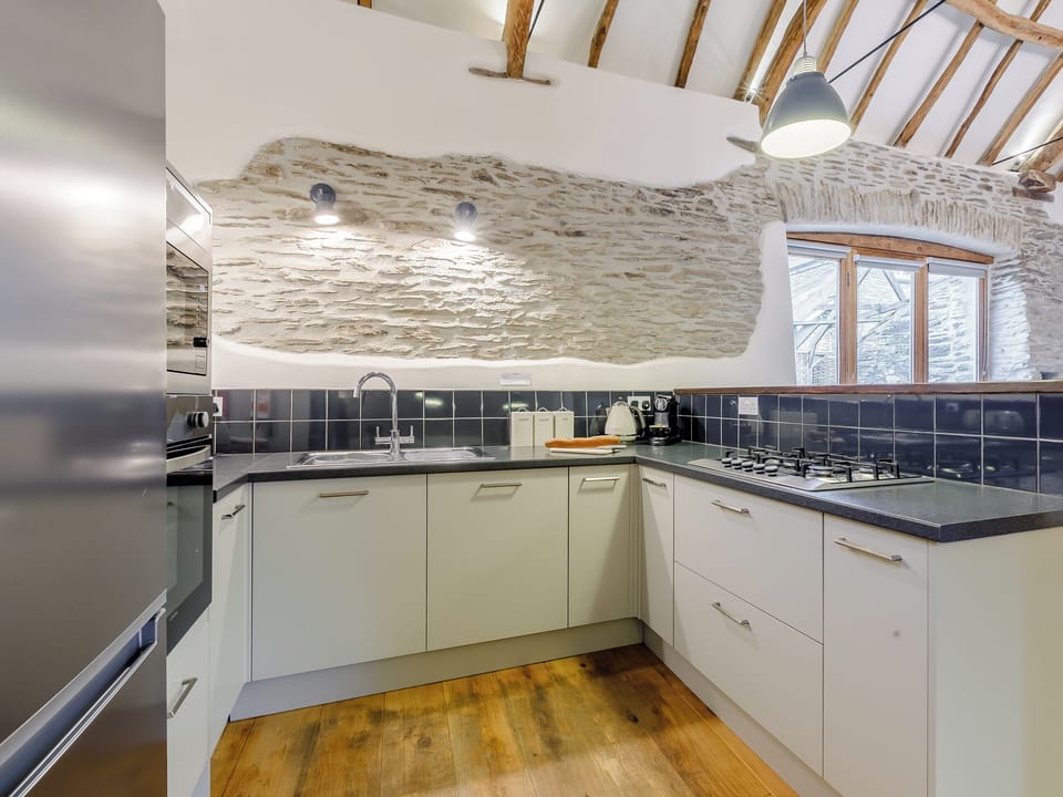 Kitchen | The Threshing Barn - Higher Patchole Barns, Patchole, near Barnstaple