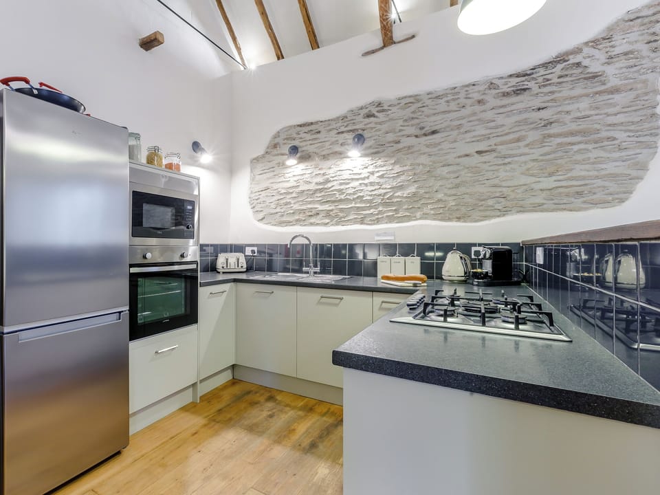 Kitchen | The Threshing Barn - Higher Patchole Barns, Patchole, near Barnstaple