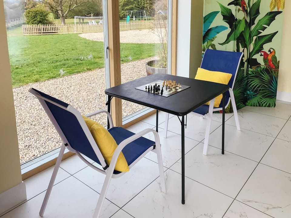 Relax over a game of chess | Wester Auchleuchrie, Memus, near Kirriemuir