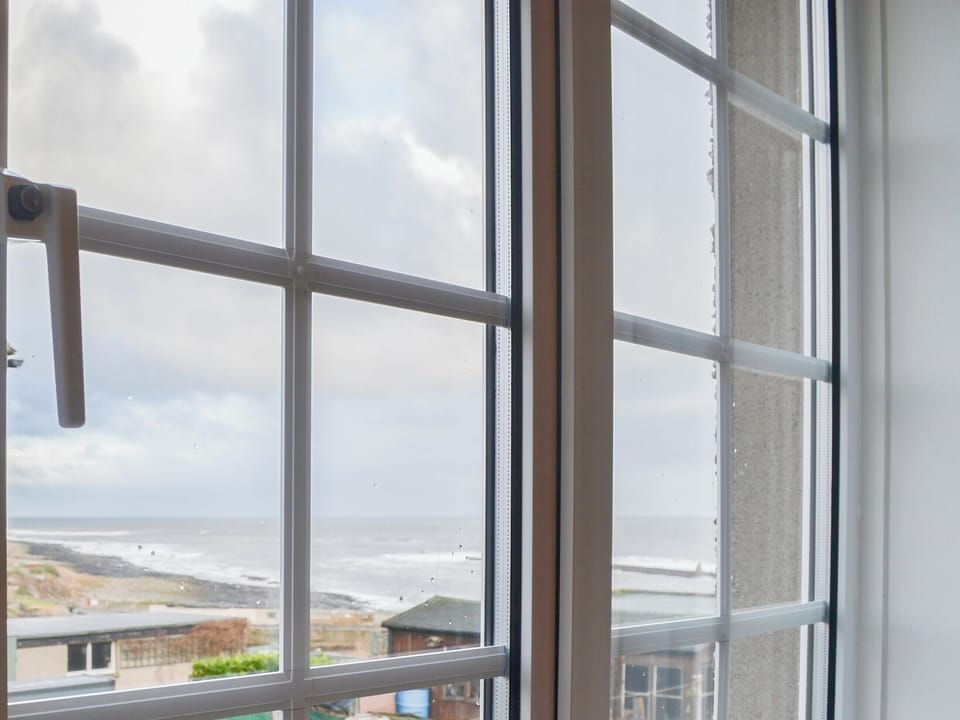 Wonderful sea views from the twin bedroom | Bramble Cottage, Craster, near Alnwick