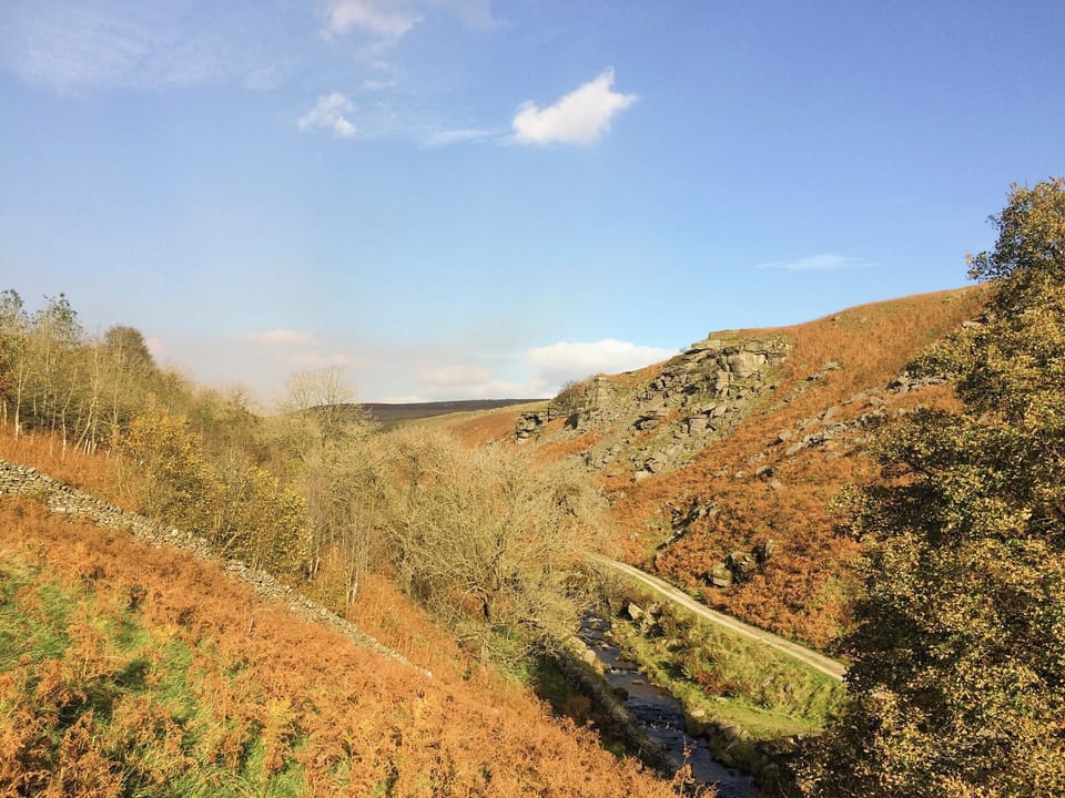 Lovely rural view north | Tom&rsquo;s Barn, Hebden, near Skipton