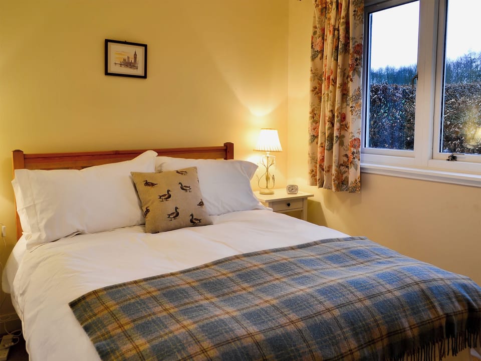 Double bedroom | Melgund Glen Lodge, Minto, near Hawick