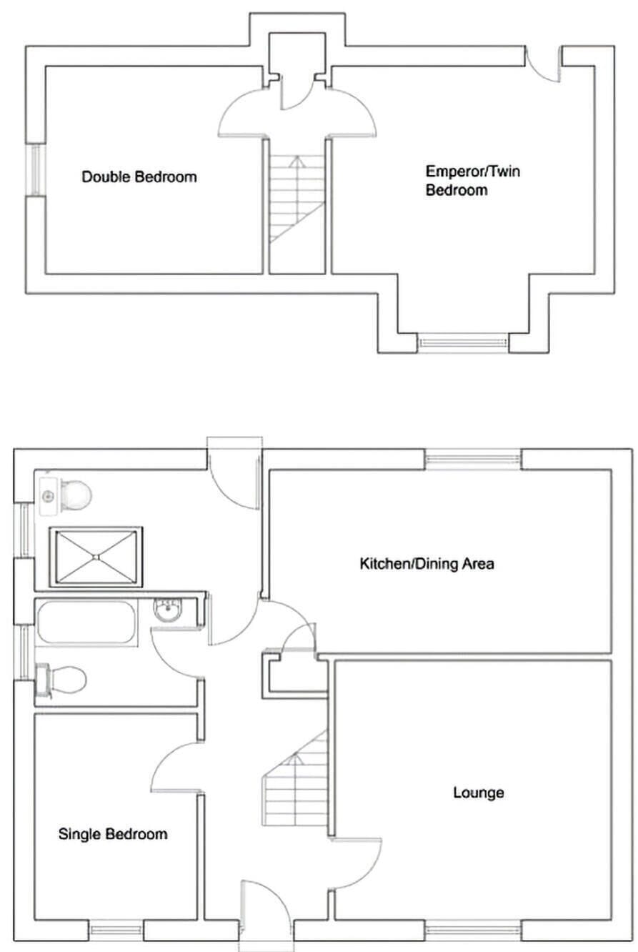 Floor plan | Mackenzie Cottage, Poolewe, near Gairloch
