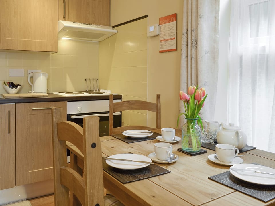 Attractive dining area and kitchen | Cottage One - Eldin Hall Cottages, Scarborough