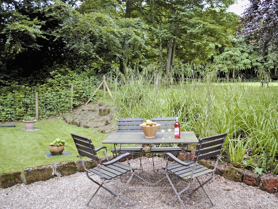 Sitting-out-area | The Follies - The Low Lodge, Hunmanby, nr. Filey