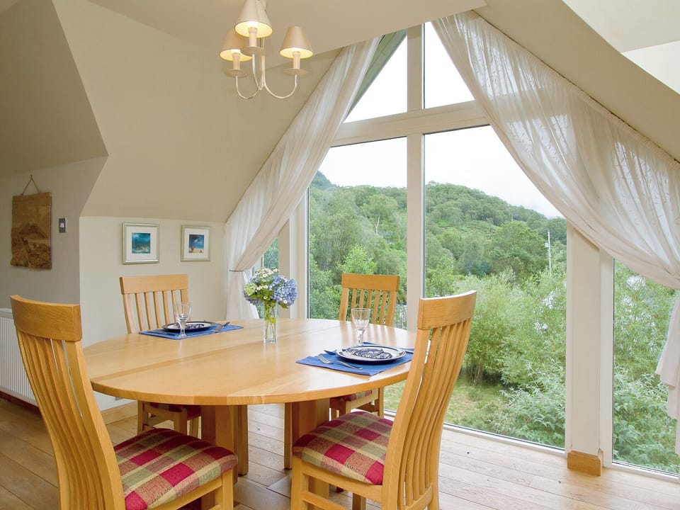 Stunning views from the dining area | Carness West, North Ballachulish, Glencoe