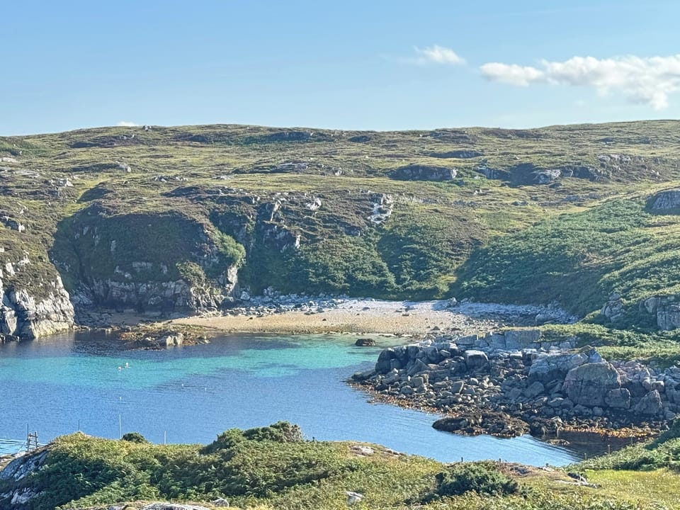 Plenty to enjoy on the Estate including secluded pebble beaches, lochans and abundant nature amid the 200 and acres, and even more to see beyond | The Fish House - Rispond Estate, Rispond, near Durness