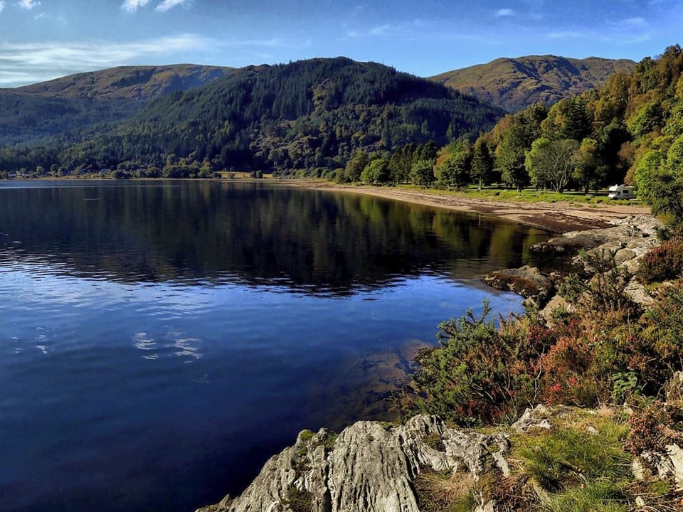 Lovely view of the Loch and surrounding countryside | Fern Cottage, Ardentinny near Dunoon