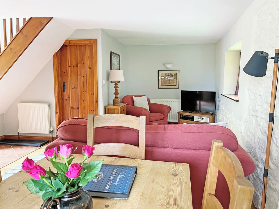 Living and dining area | Grange Farm Cottage, Spaunton, near Lastingham