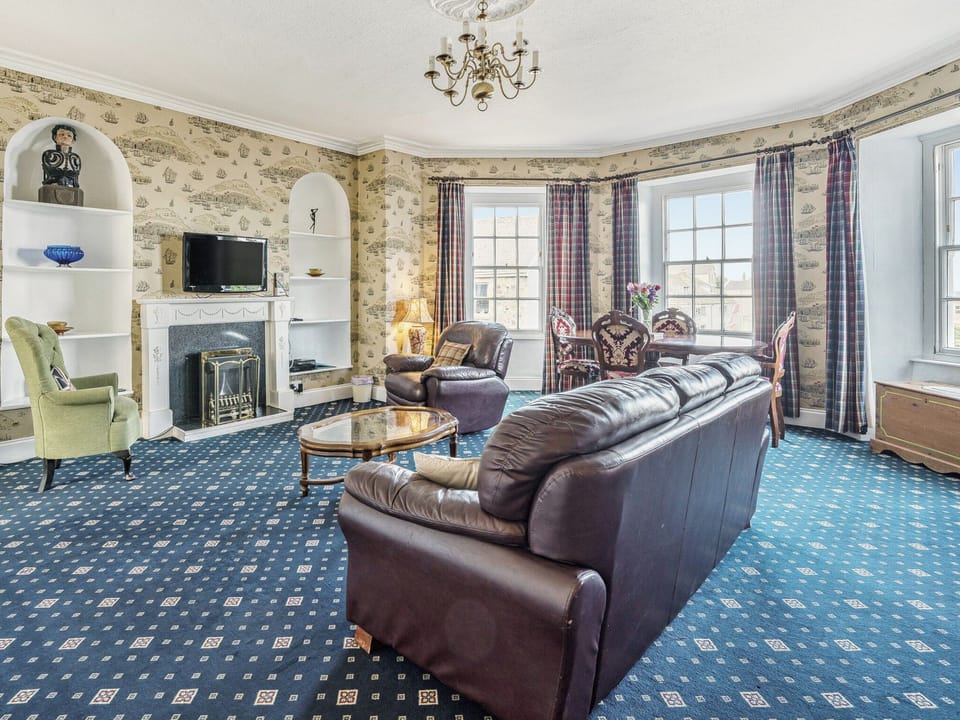 Lounge with views over harbour | Nelson - The Admirals House, Ilfracombe